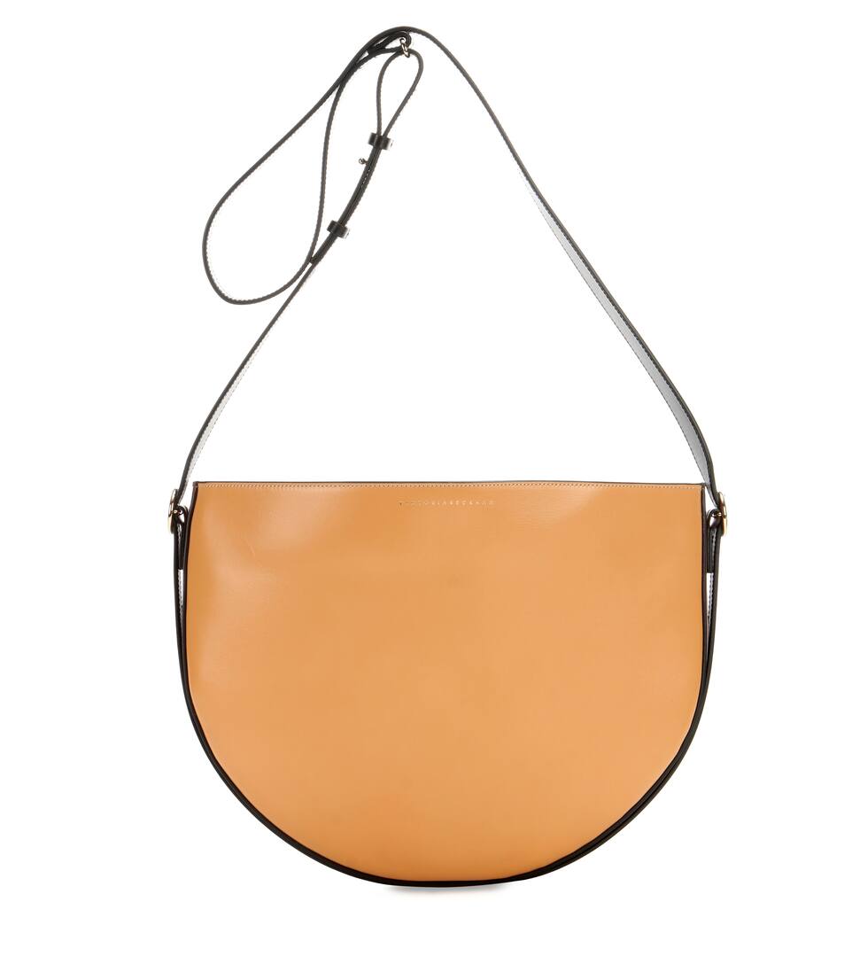 Victoria Beckham Small Half Moon Leather Shoulder Bag Mytheresa