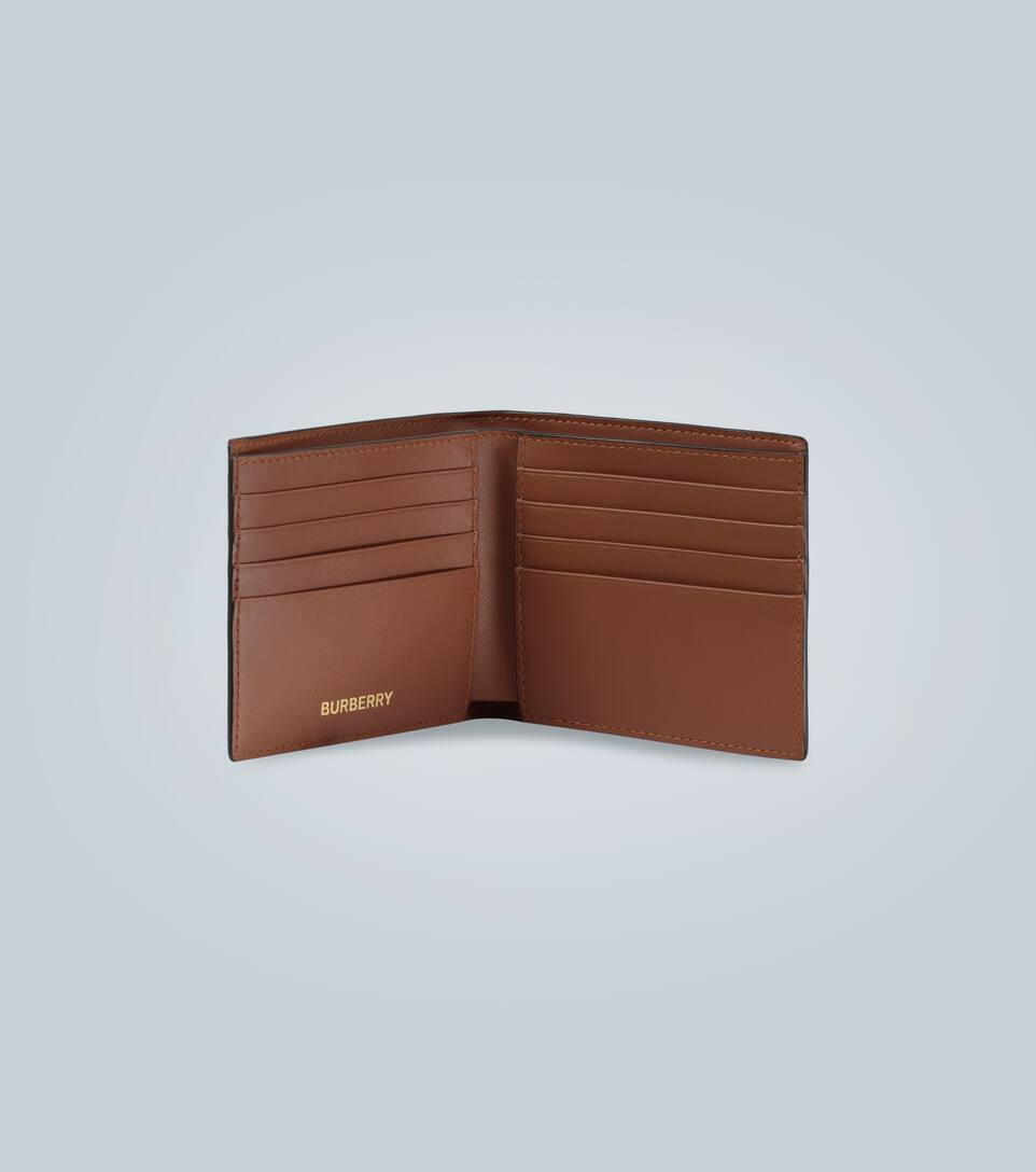BURBERRY Monogram print e-canvas wallet