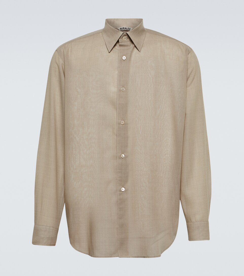 Auralee - Wool and silk shirt | Mytheresa