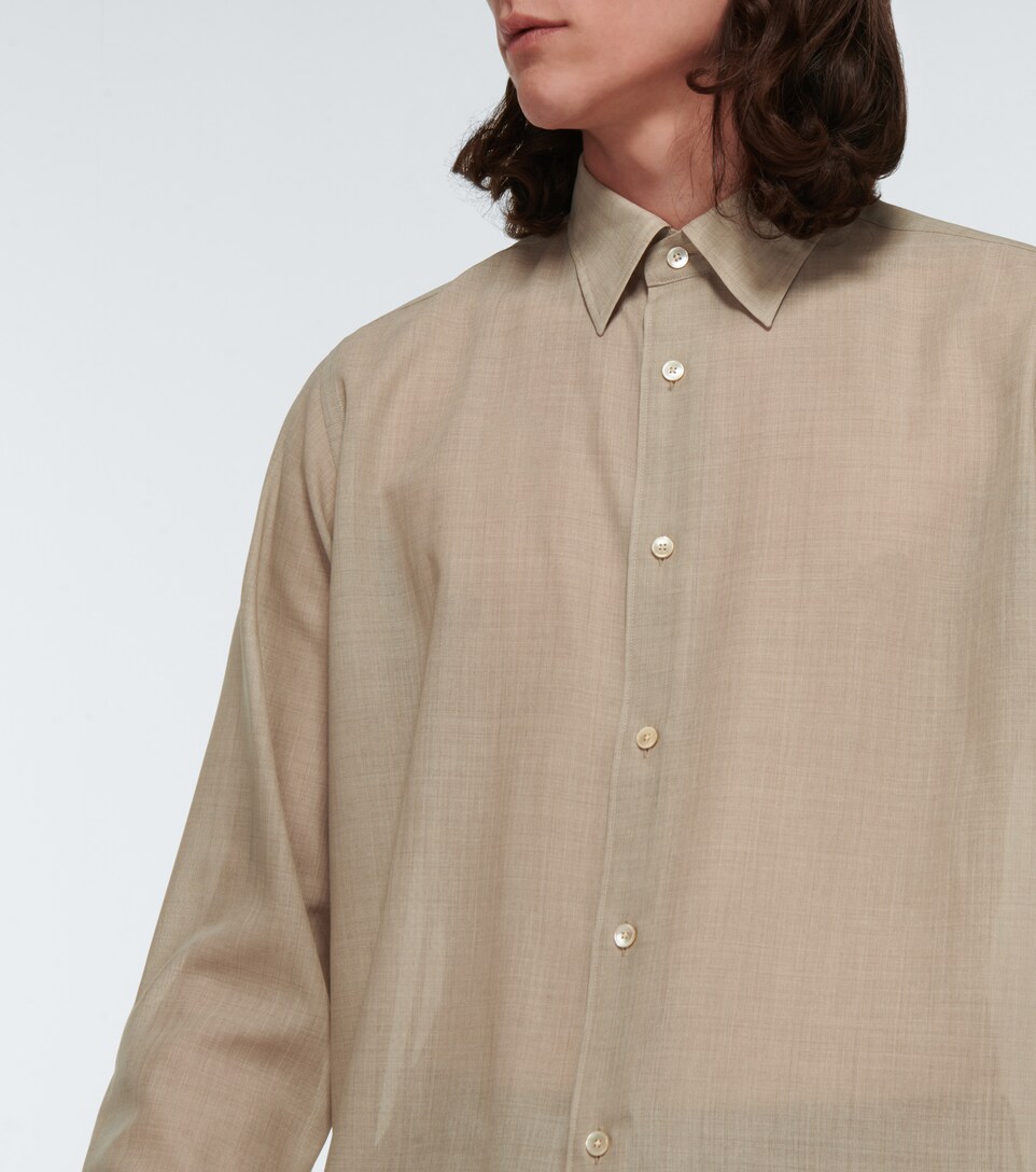Auralee - Wool and silk shirt | Mytheresa