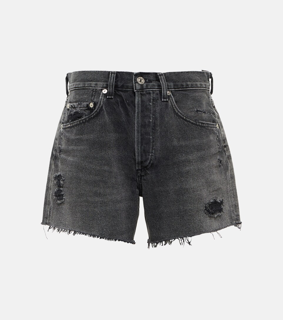 Annabelle distressed denim shorts 
