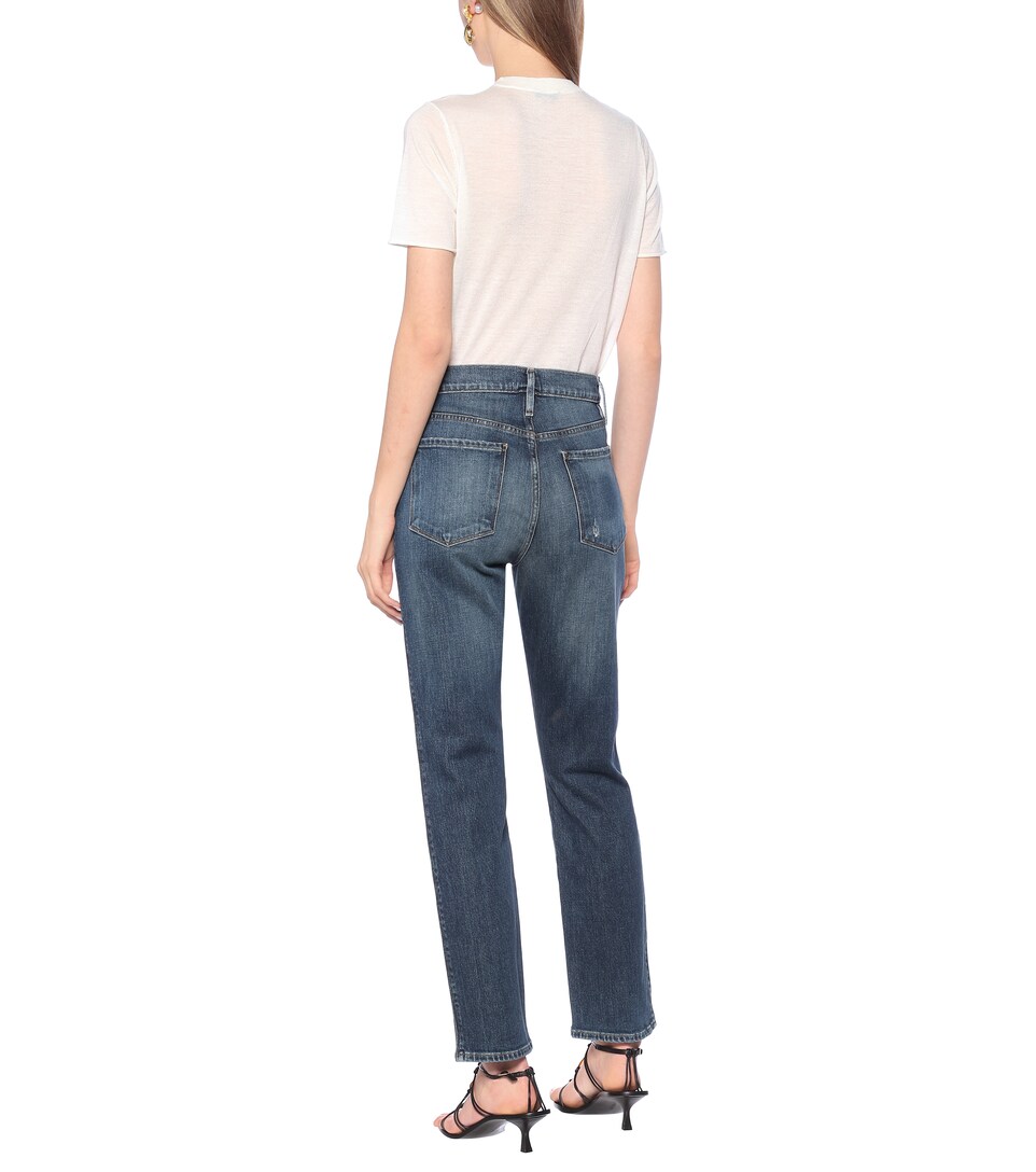 Le Sylvie Slender Straight Jeans 