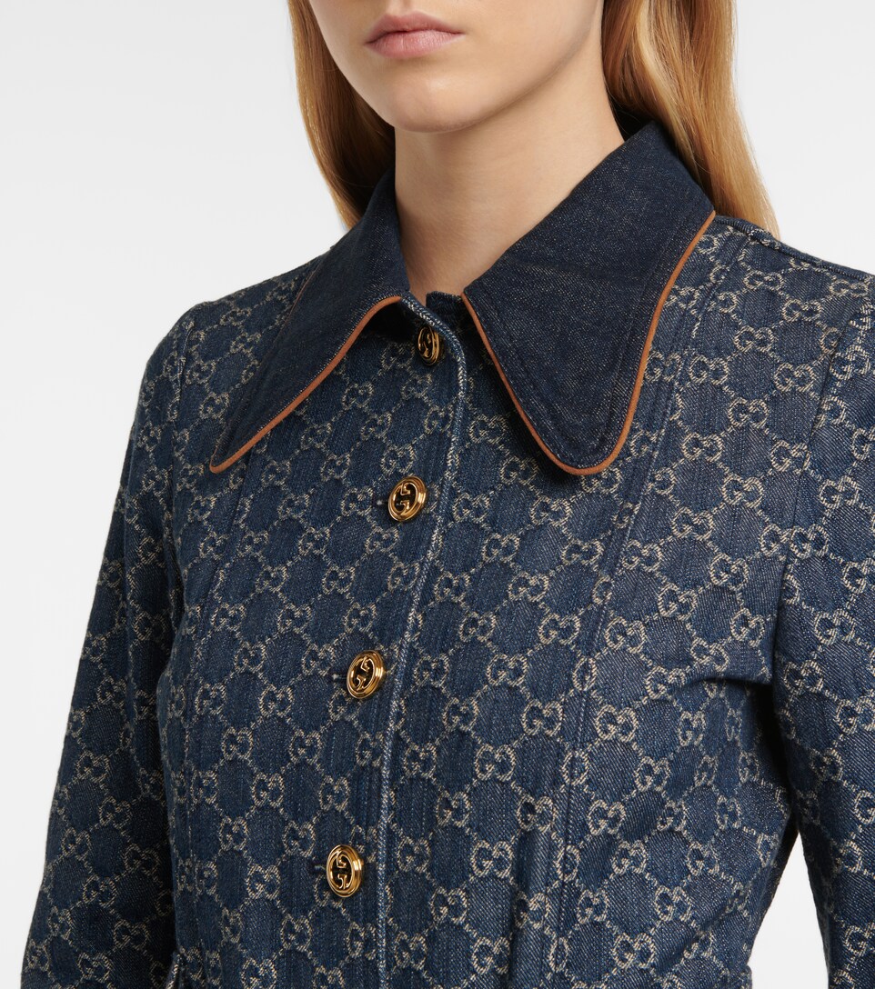 Gucci - GG jacquard denim jacket 