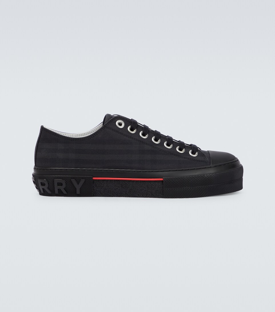 Vintage Check canvas sneakers 