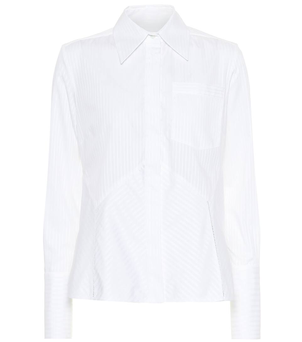 Beckham En Victoria Beckham En Chemise Victoria Chemise Coton byY76fg