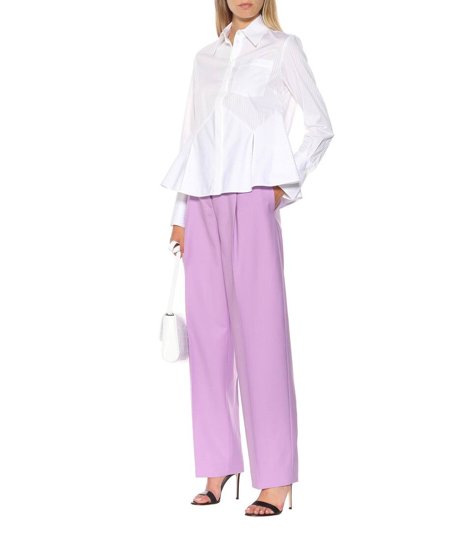 Beckham En Victoria Beckham En Chemise Victoria Chemise Coton byY76fg