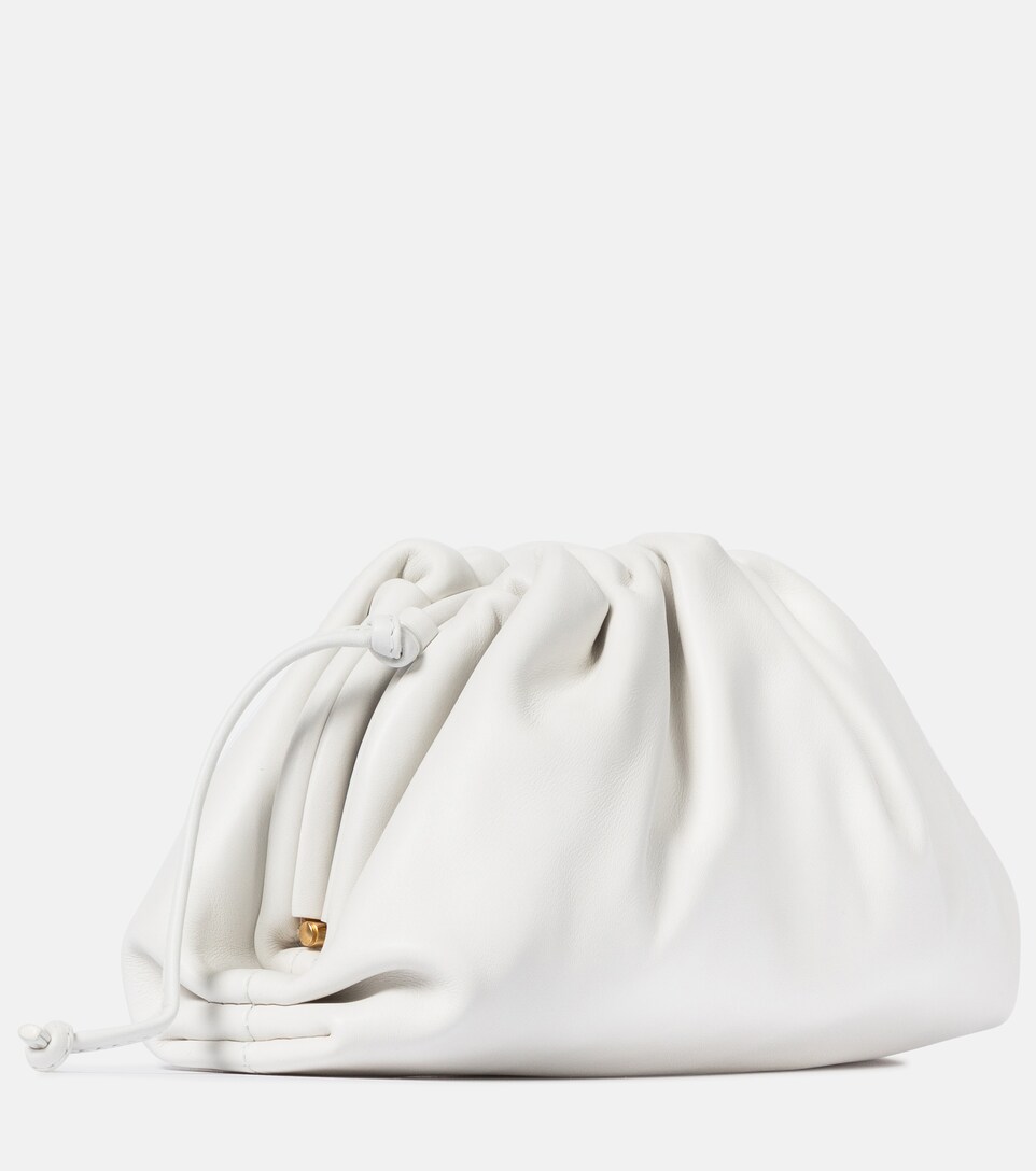 The Mini Pouch Leather Clutch Bottega Veneta Mytheresa