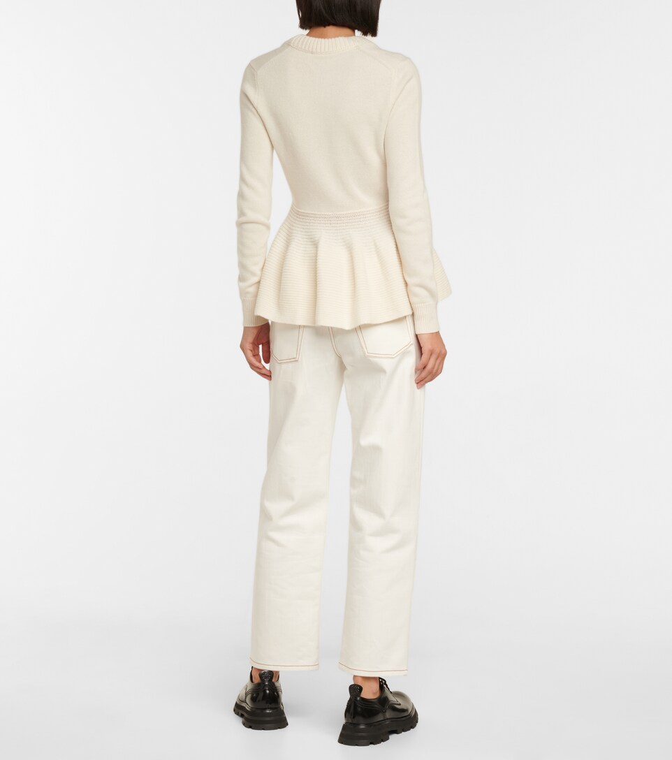 peplum sweater jacket