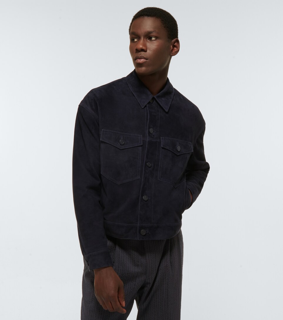 giorgio armani suede jacket