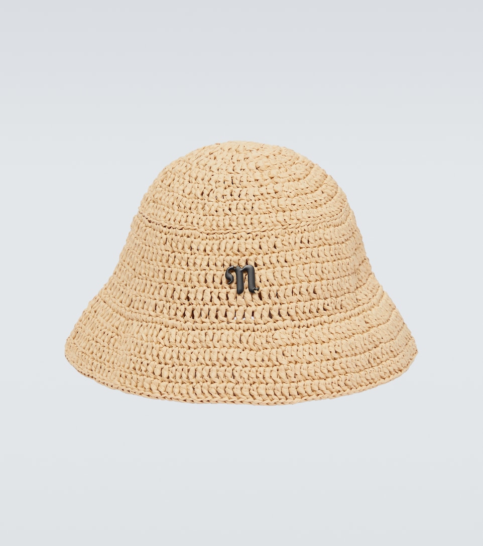 Nanushka - Raffia bucket hat | Mytheresa