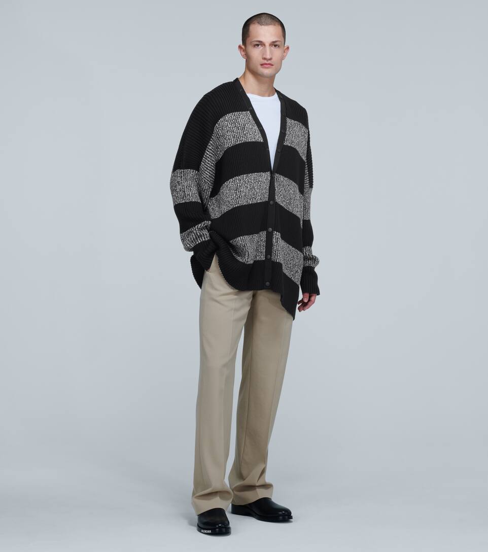 BALENCIAGA KNITTED BUTTON-DOWN CARDIGAN,P00444271