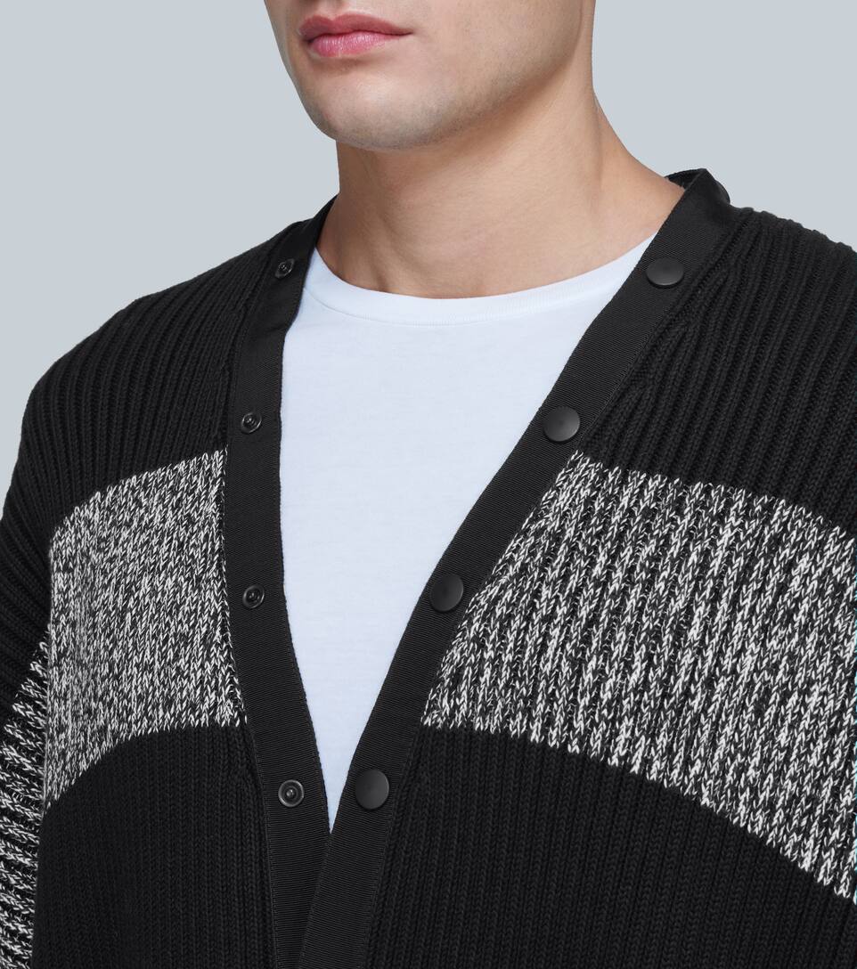 BALENCIAGA KNITTED BUTTON-DOWN CARDIGAN,P00444271