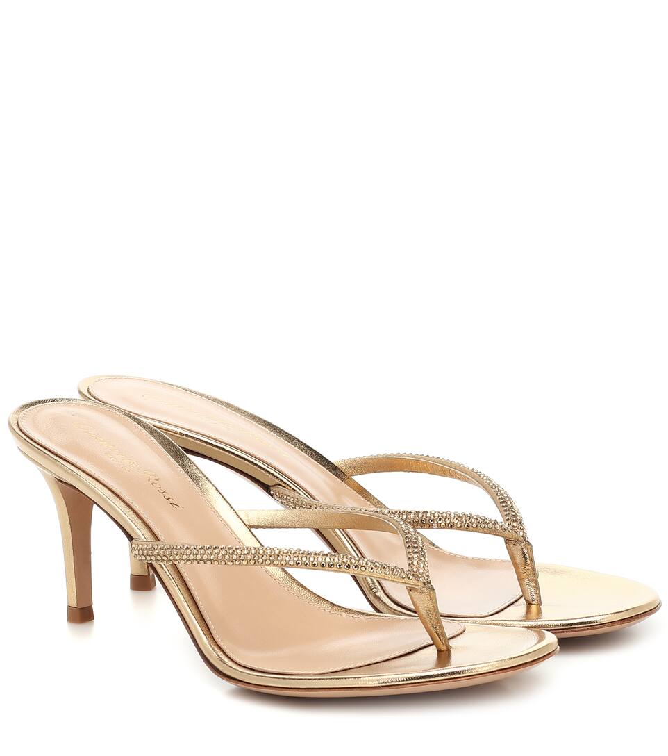 India 70 Patent-Leather Sandals