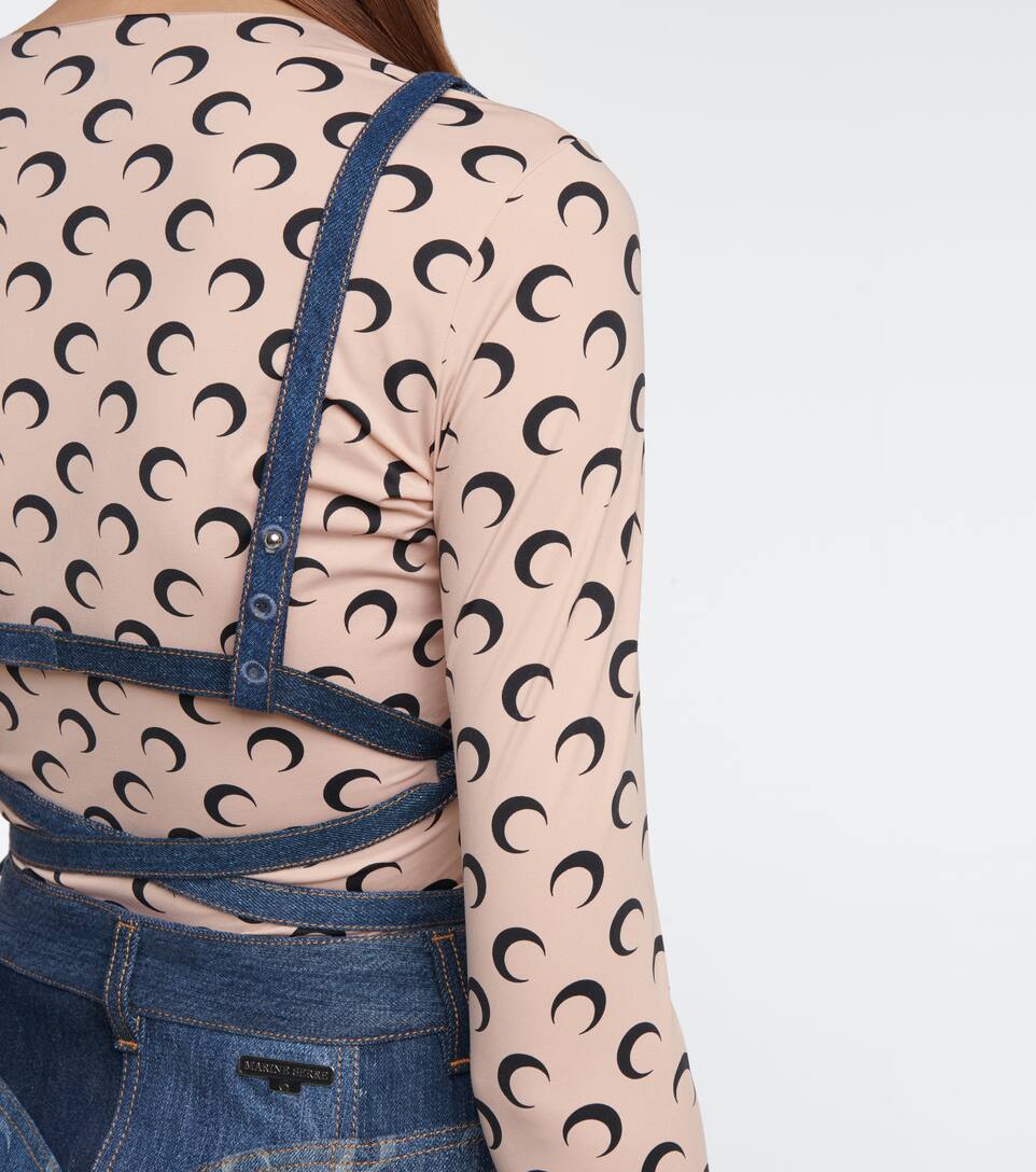 Marine Serre Exclusive To Mytheresa Denim Vest Mytheresa