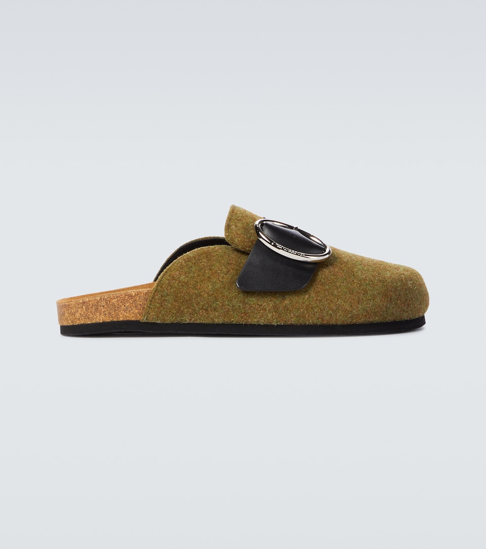 JW Anderson - Felt loafer mules | 127 