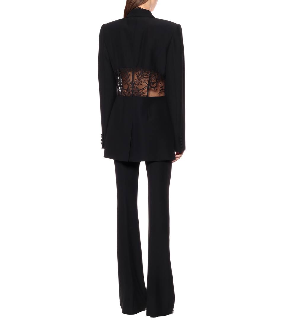 ALEXANDER MCQUEEN EMBELLISHED SINGLE-BREASTED BLAZER,P00436689