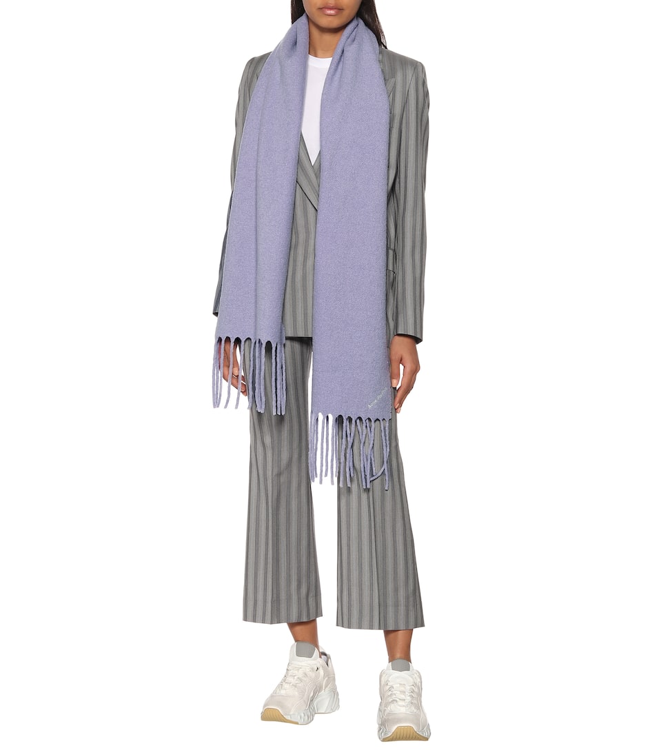 Villy Wool Blend Scarf Acne Studios Mytheresa