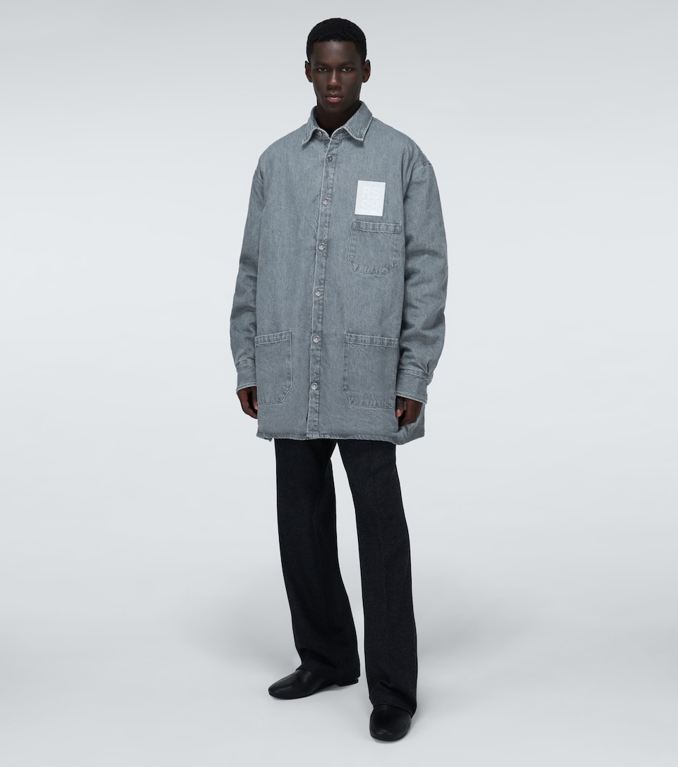 Fit Denim Shirt - Raf Simons | Mytheresa