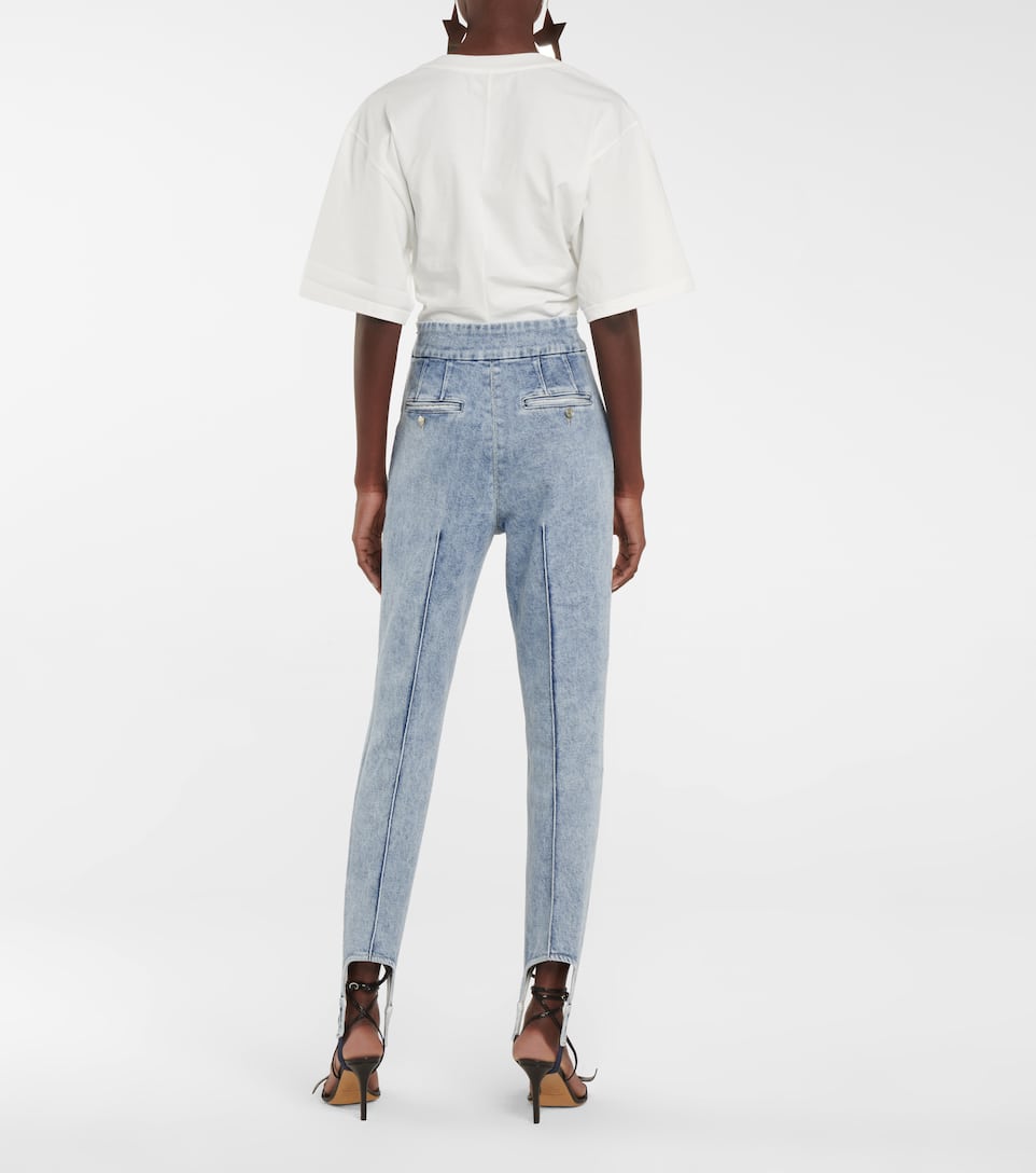 Jean stirrup pants clearance