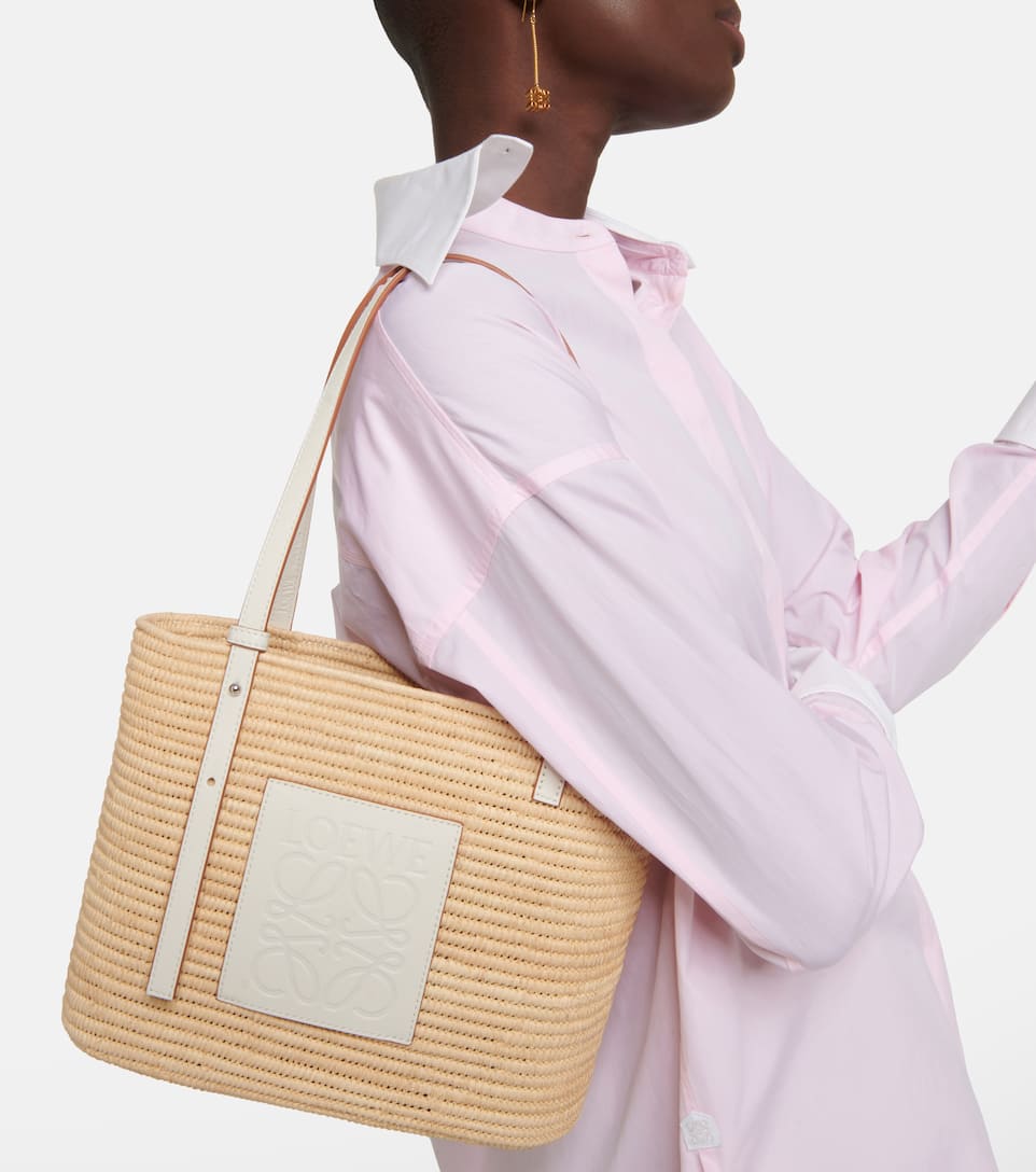 Loewe x Paula's Ibiza Square Raffia Basket Tote Bag - Bergdorf Goodman