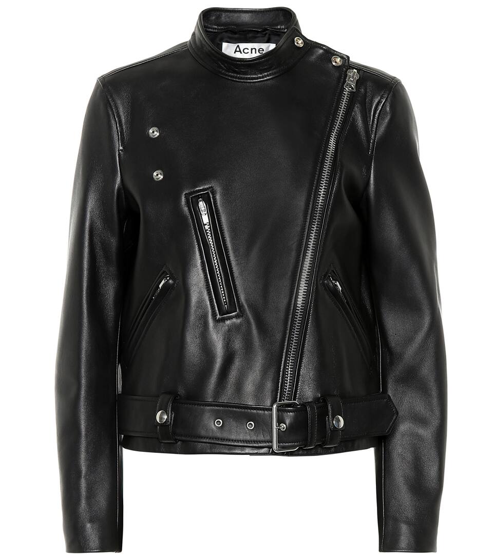 Motorcycle Leather Jacket Acne Studios Mytheresa