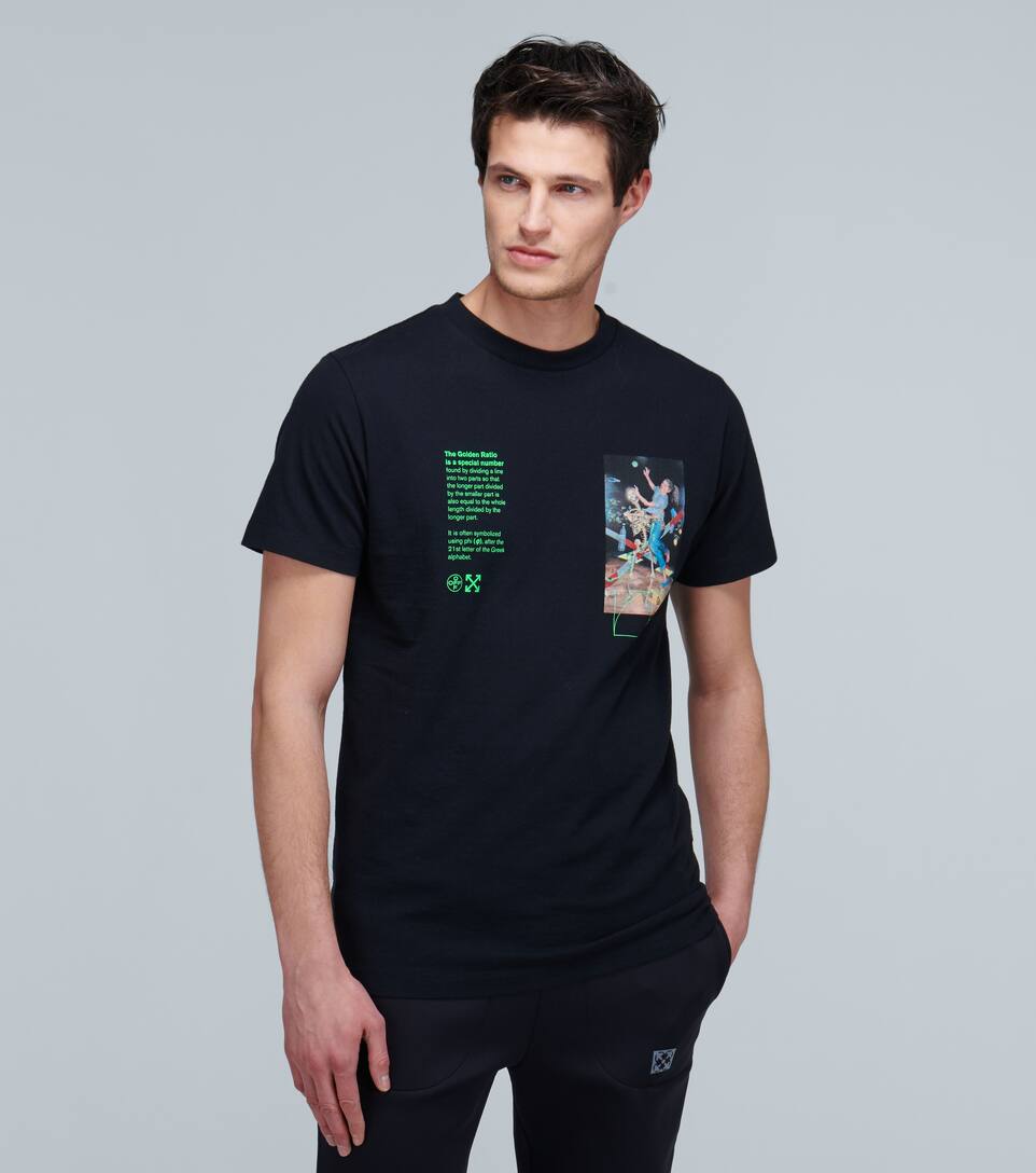 OFF-WHITE PASCAL PAINTING SHORT-SLEEVED T-SHIRT,P00447613
