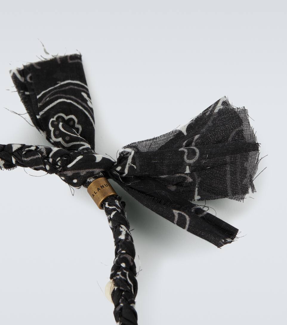 Alanui - Embellished bandana-print necklace | Mytheresa