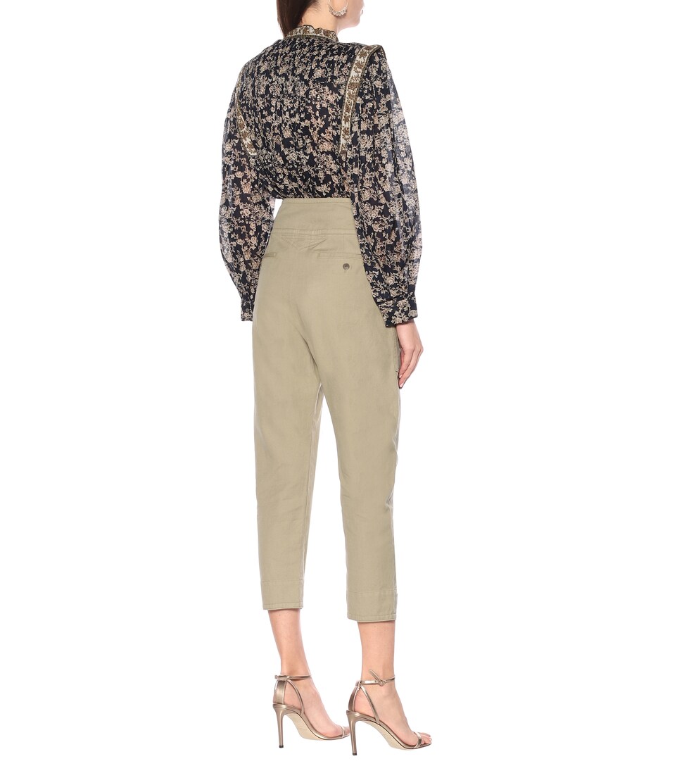 Raluni Mid-Rise Carrot Pants | Isabel 