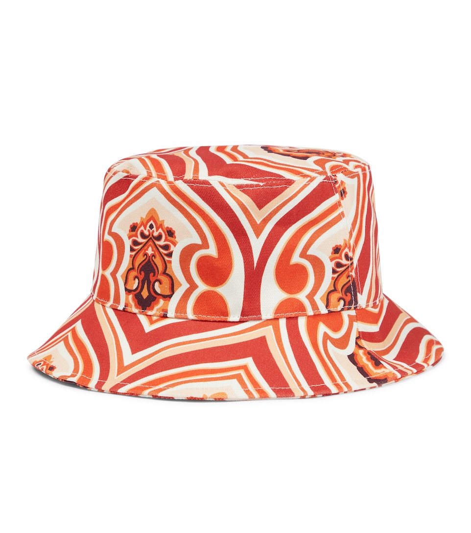 Etro - Cappello da pescatore in cotone con stampa | Mytheresa