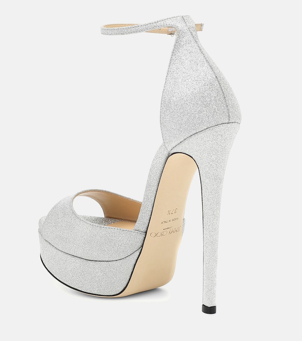 jimmy choo max 150mm platform sandals