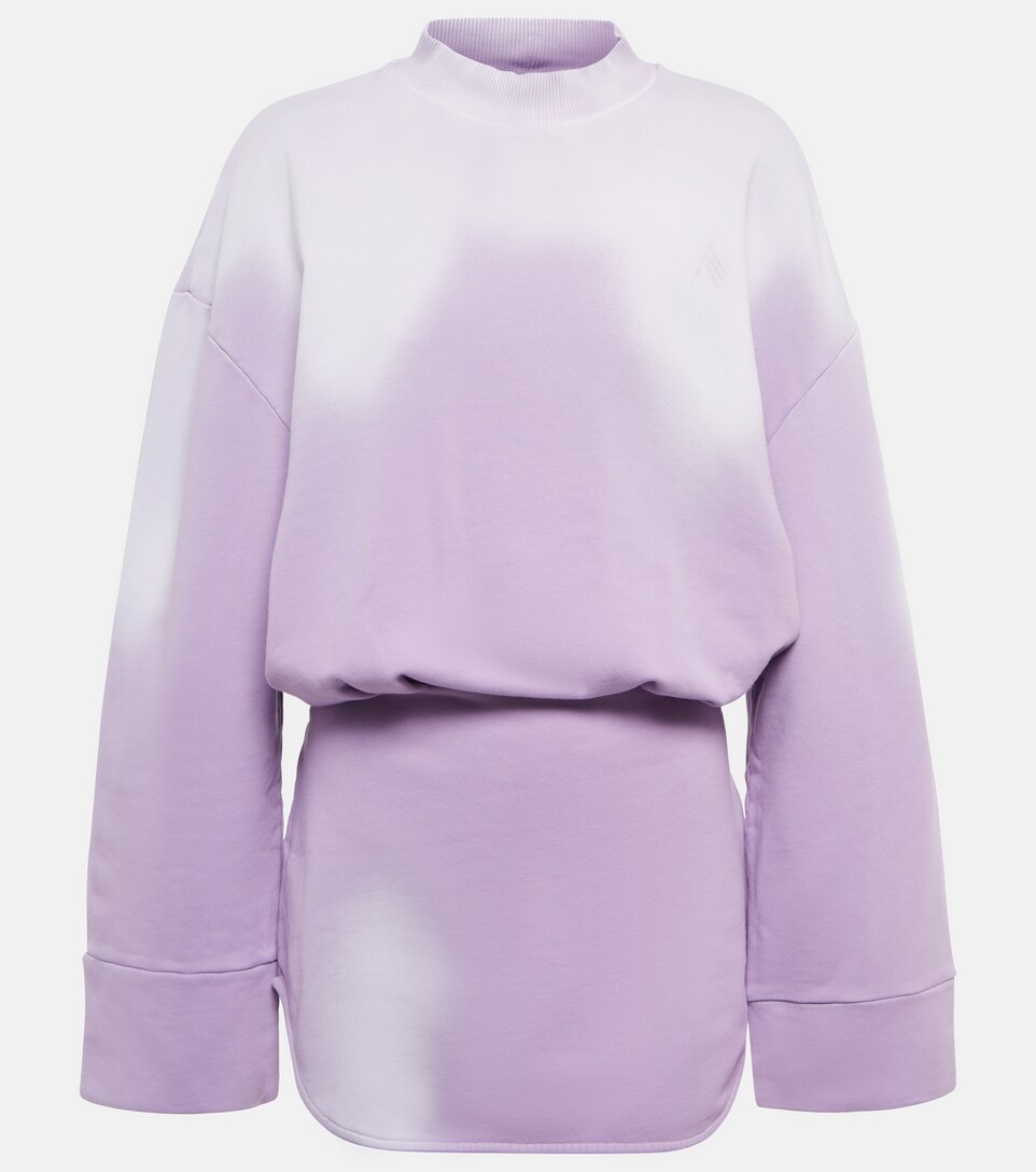 Palmer tie-dye cotton sweatshirt dress 