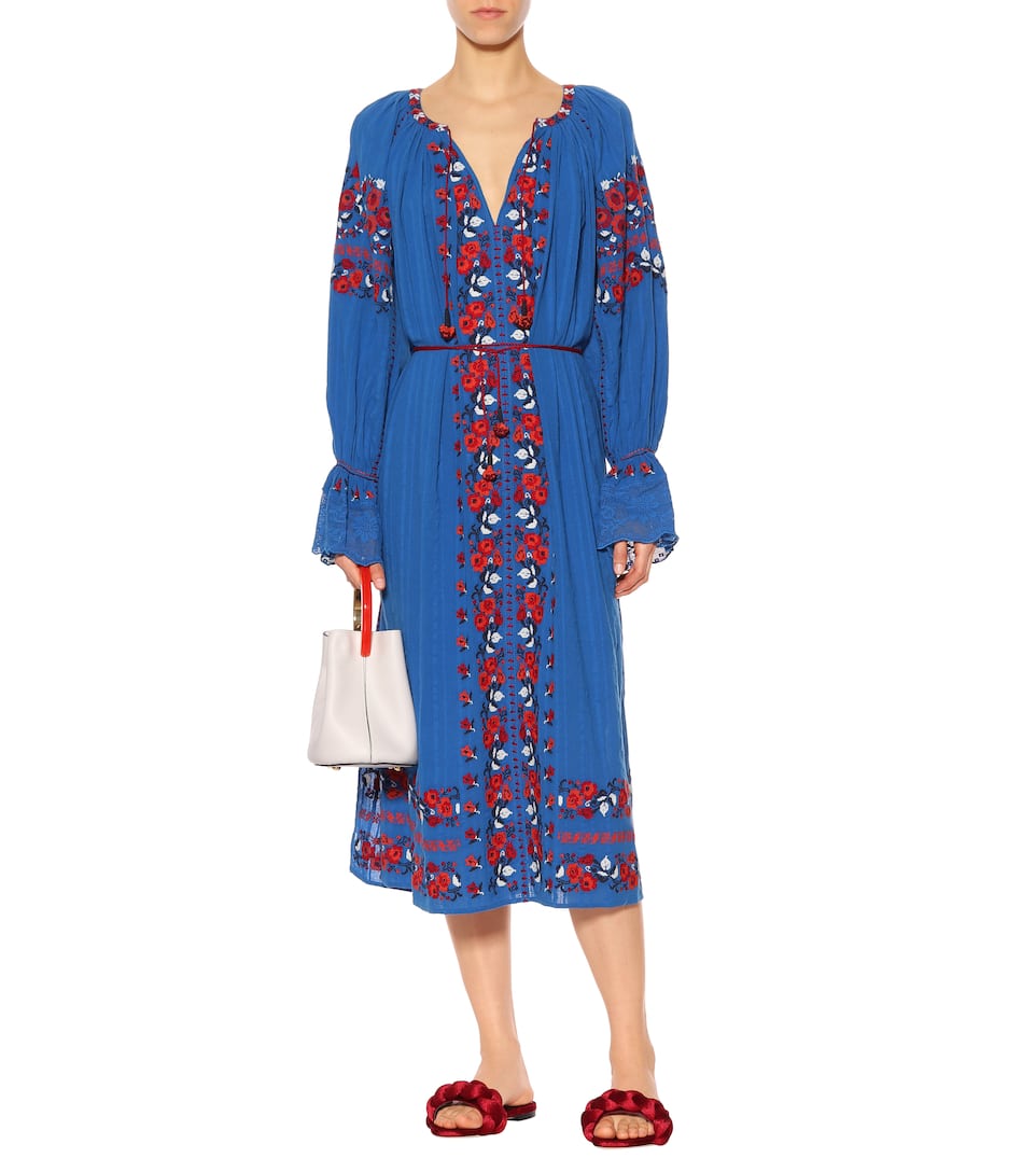 filia embroidered cotton dress ulla johnson mytheresa filia embroidered cotton dress ulla johnson mytheresa
