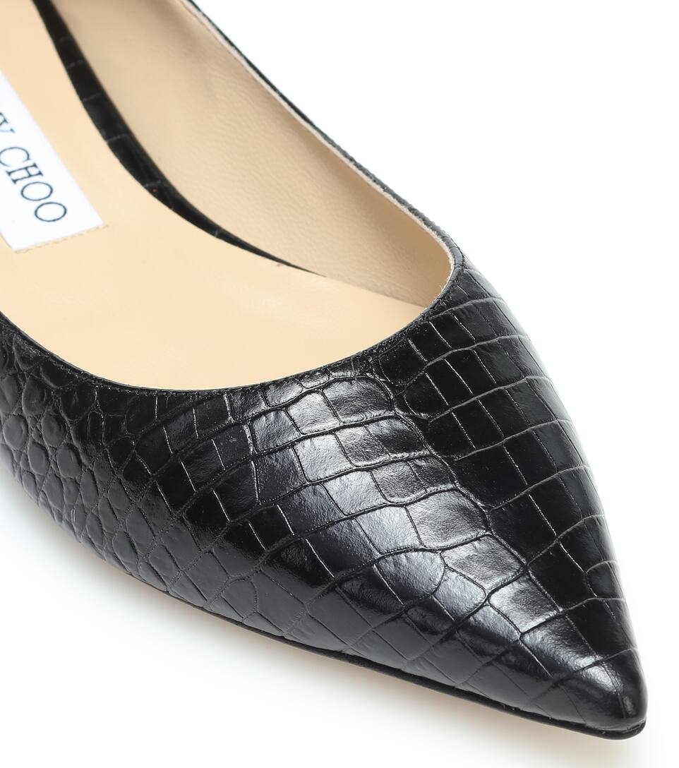 jimmy choo love croc flat