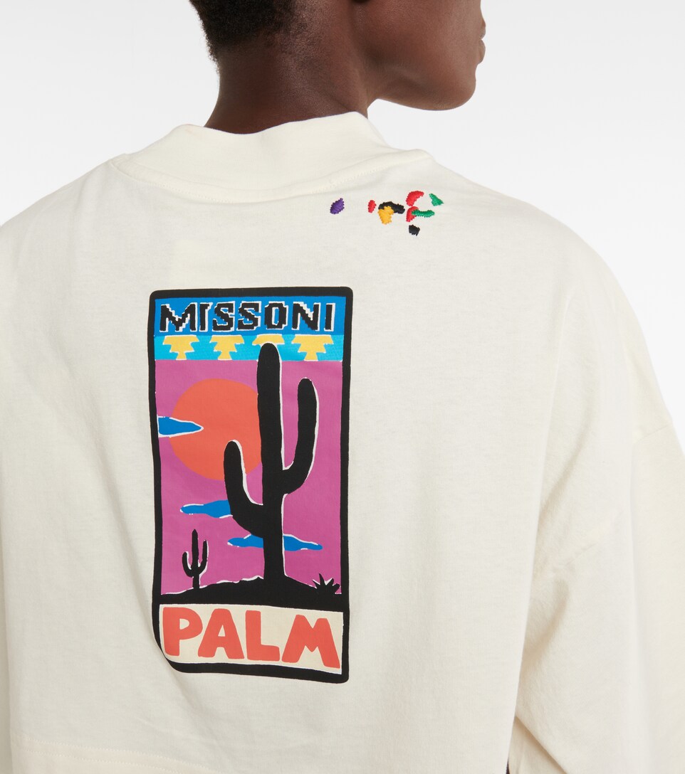 Palm Angels - x Missoni cotton crop top 