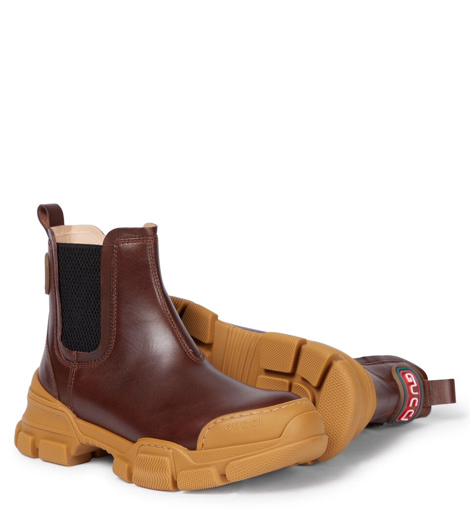 Gucci Kids - Stivaletti Chelsea in pelle | Mytheresa