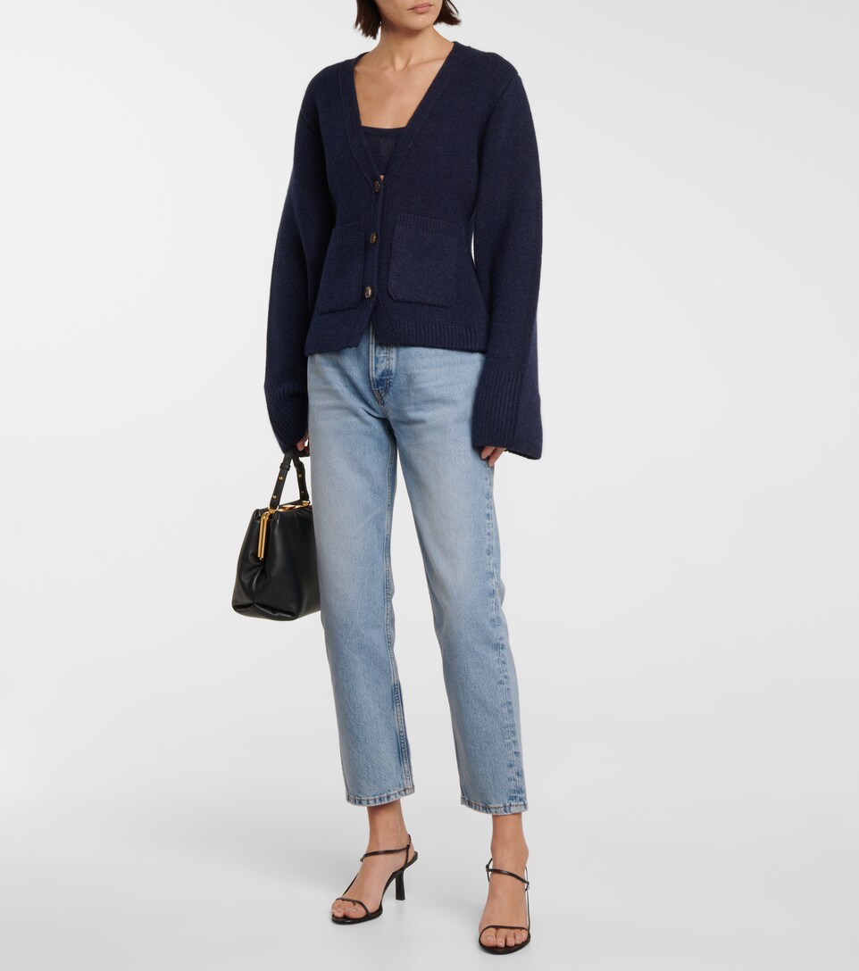 70s Stove Pipe high-rise straight jeans 