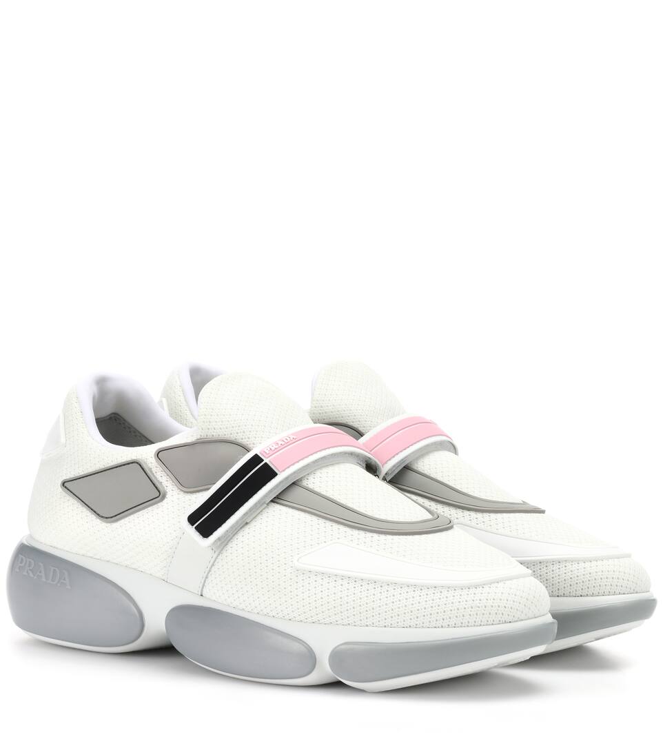prada cloudbust white pink