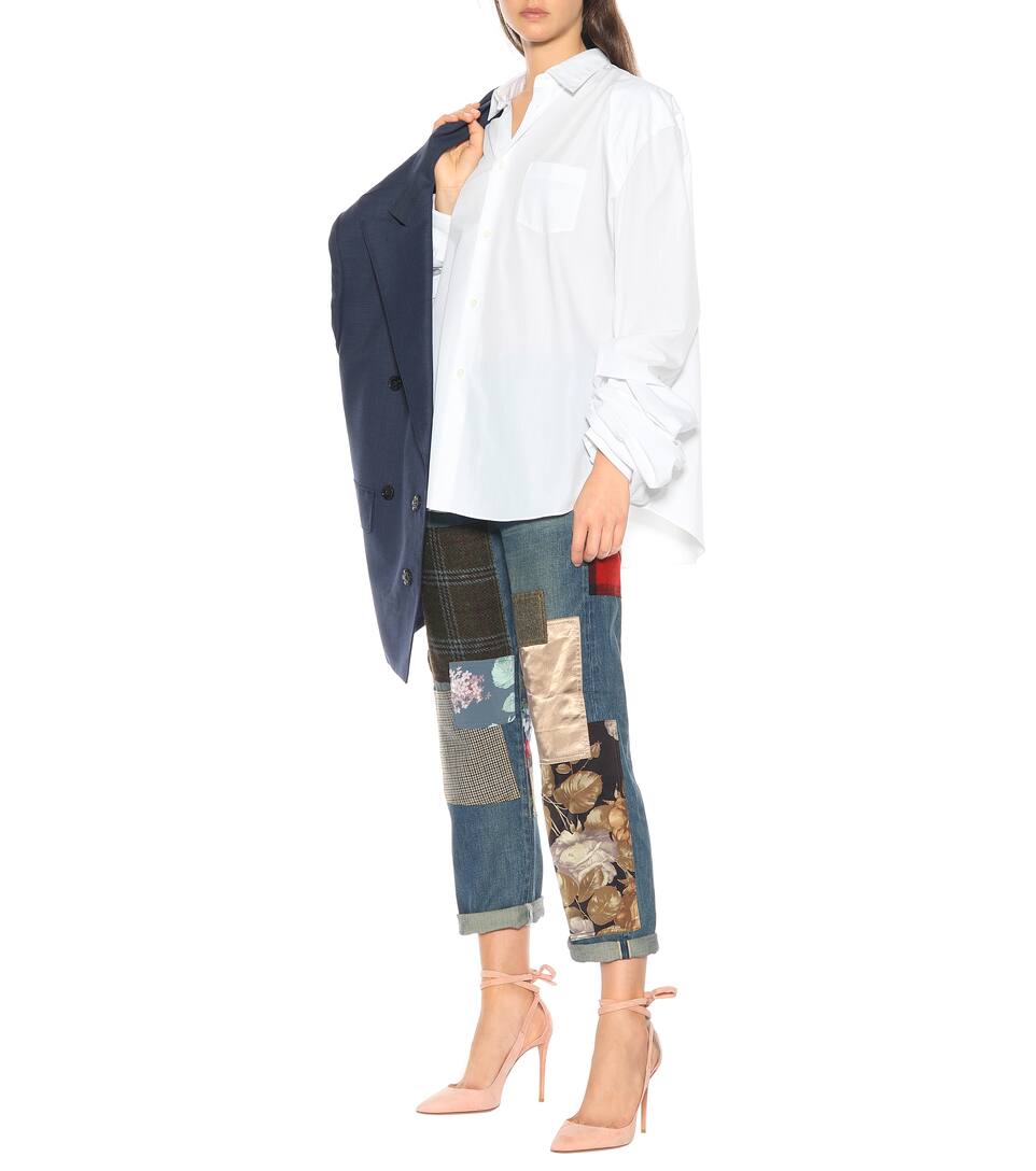 AQUAZZURA MILANO 105 SUEDE PUMPS