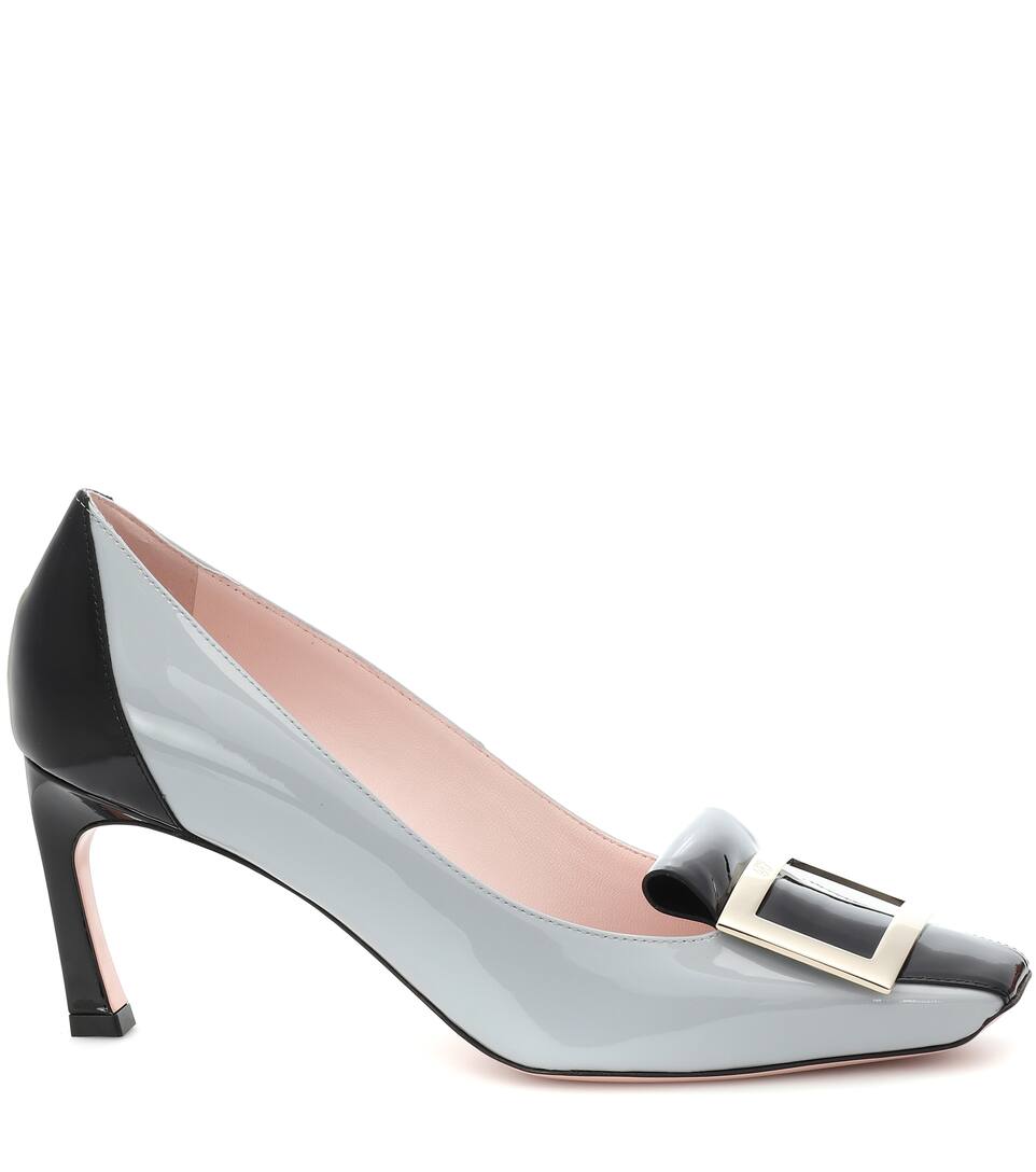 shoes with pump on tongue