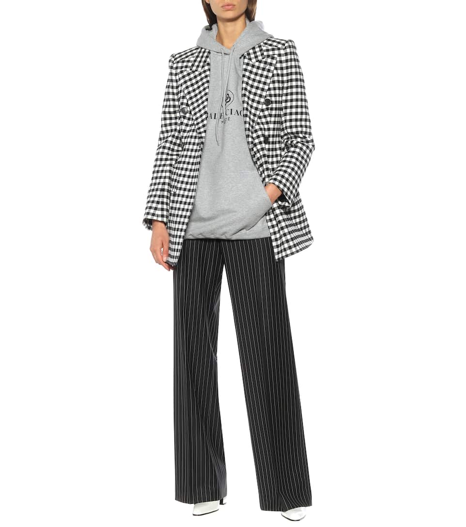 Cotone Felpa Con Balenciaga In Cappuccio dxorBCe