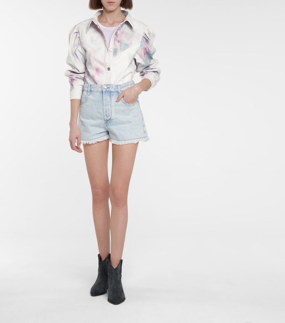 Leona tie-dye denim jacket | Mytheresa