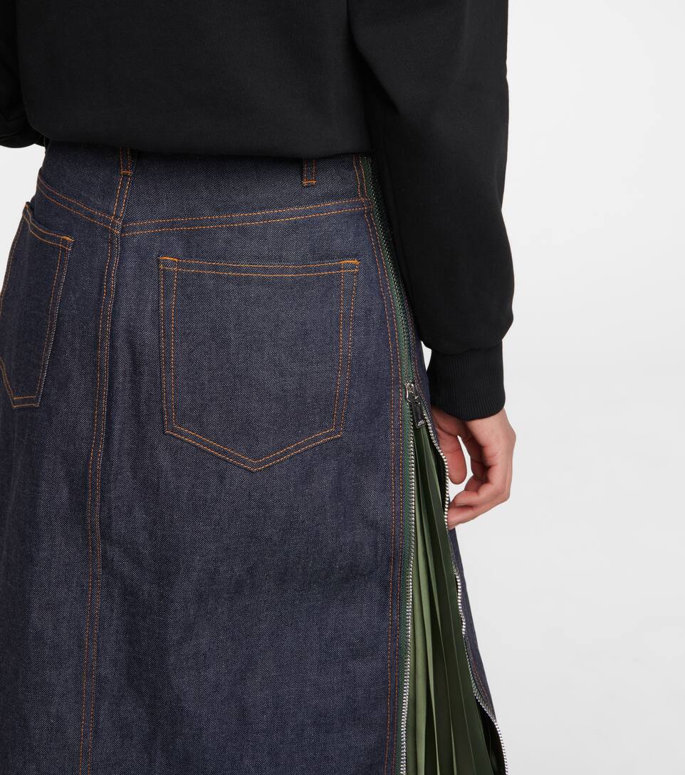 売り切り御免!】 デニムスカート カーキ アーペーセーサカイ sacai