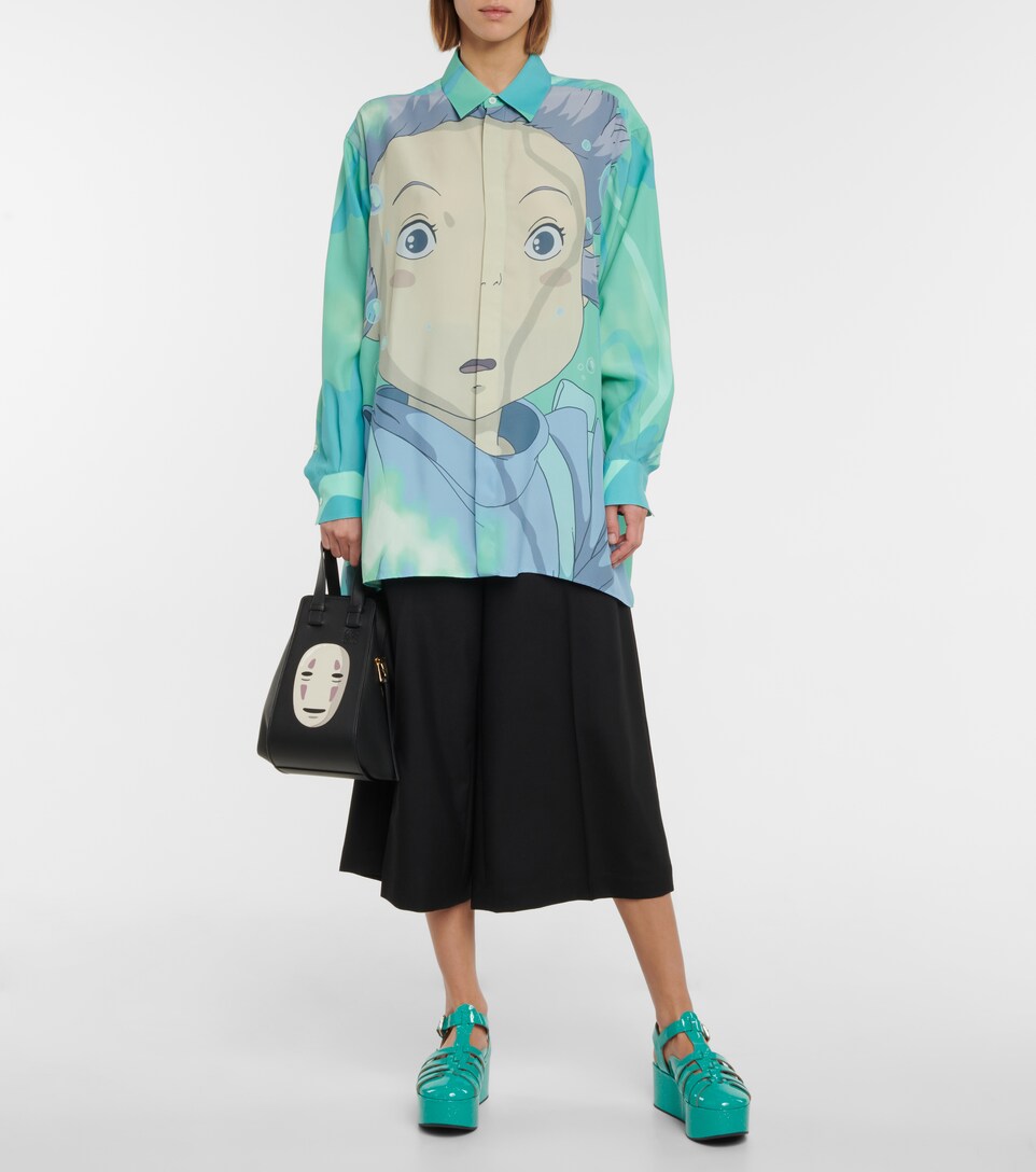 Loewe x Spirited Away Kaonashi Hammock Small leather shoulder bag