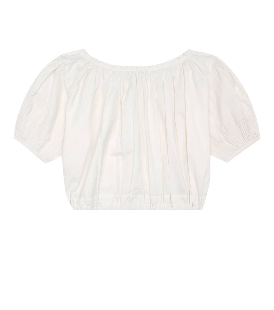 Queens Park Cotton Blouse Caramel Mytheresa