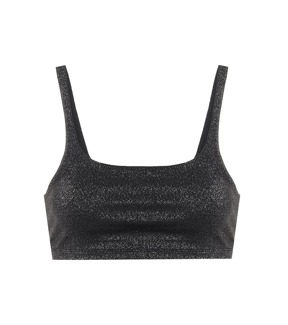 glitter sports bra