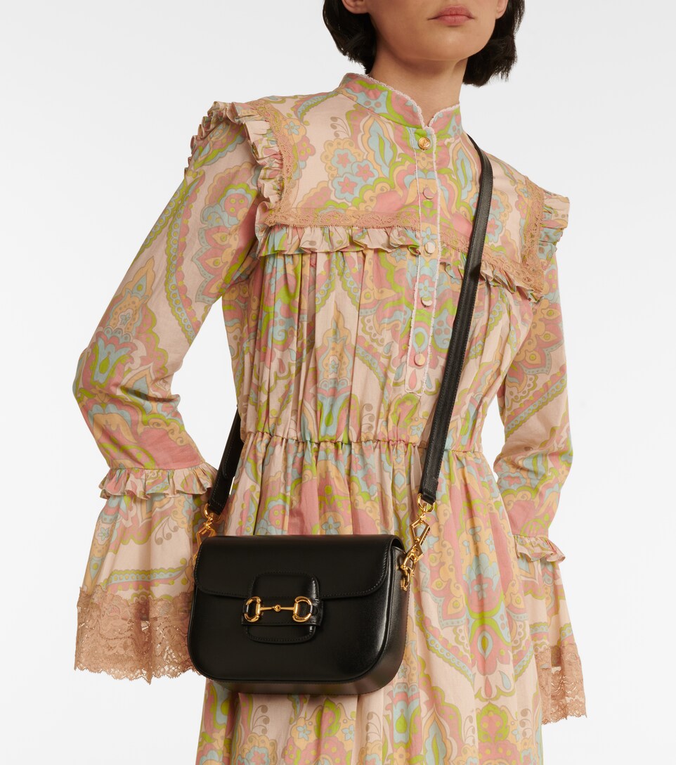 Gucci - Bolso Gucci Horsebit 1955 Mini de piel | Mytheresa
