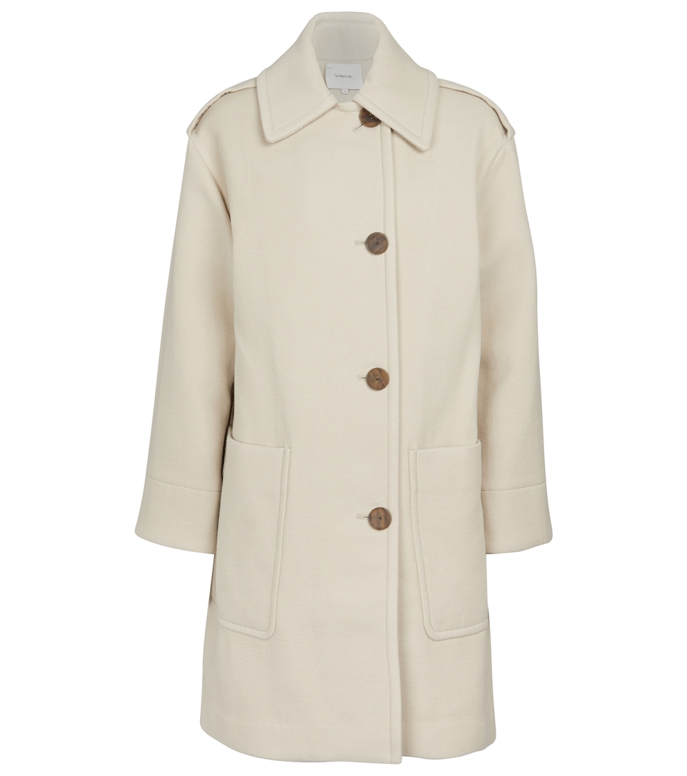 Vince - Wool-blend coat | Mytheresa