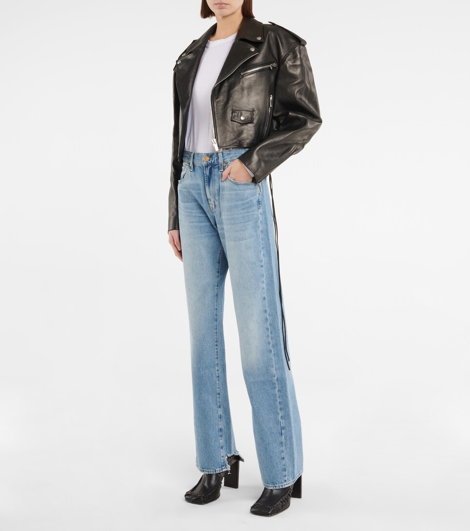 Tess high-rise wide-leg jeans 