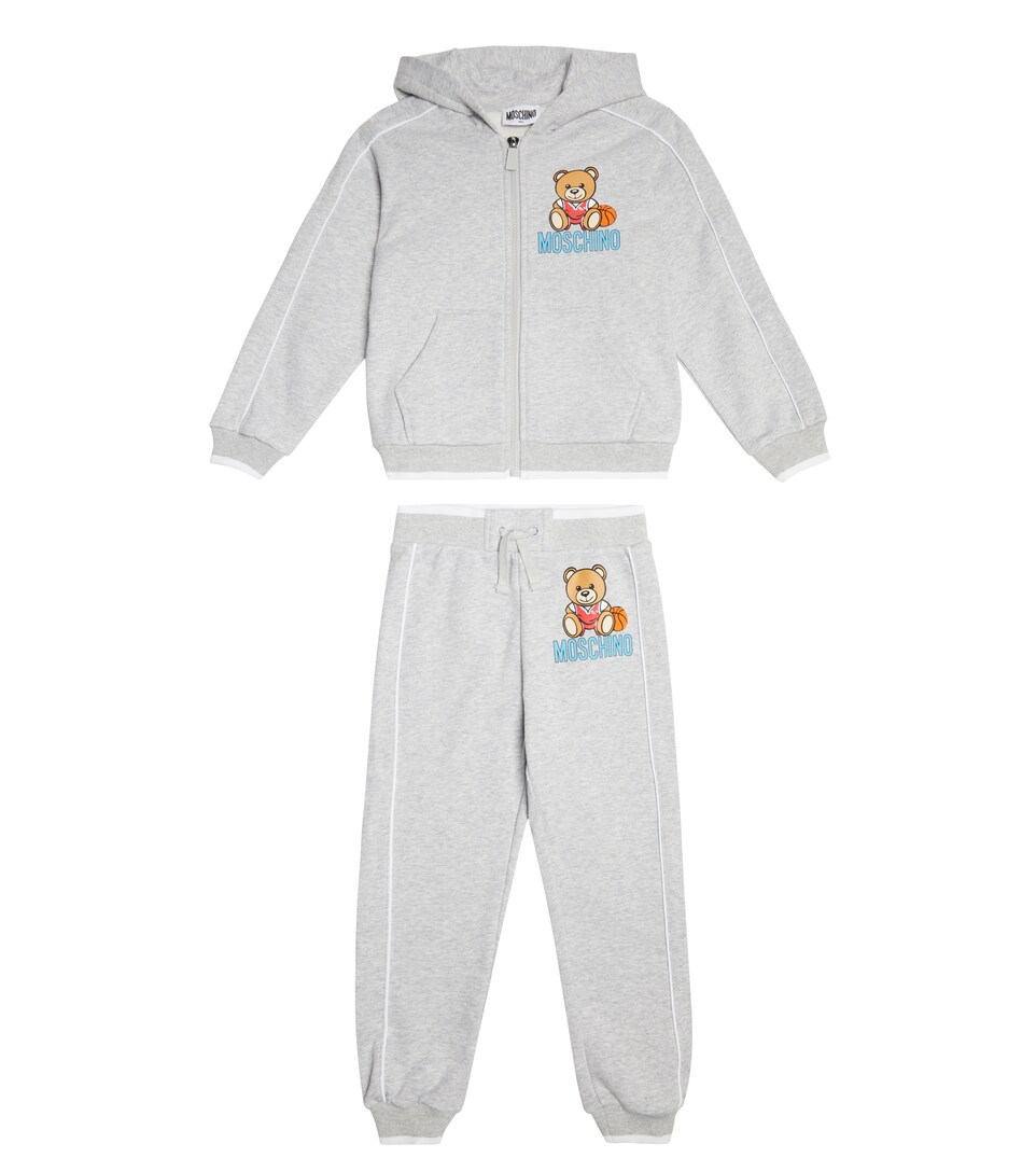 Moschino Kids - Tuta in jersey di cotone con stampa | Mytheresa