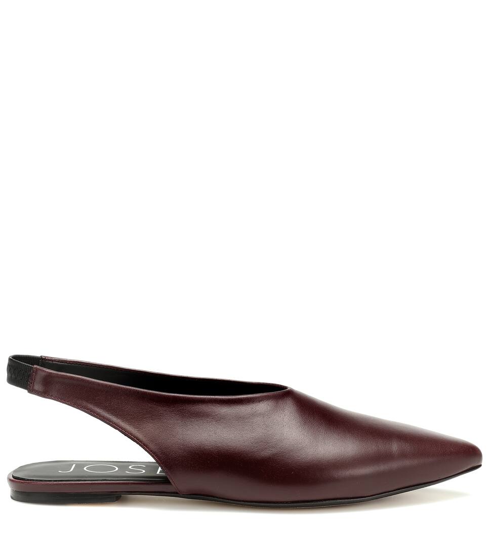 Joseph Cuir En Slippers En Slippers Joseph 4Rq35LAj